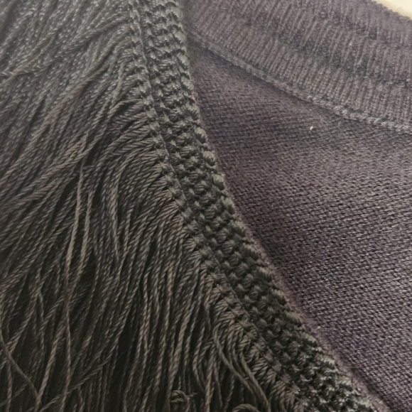 Adam LIPPES Long-Sleeve Fringed Crewneck Sweater - Picture 14 of 14